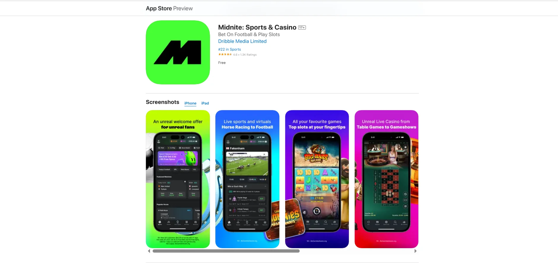 Midnite app